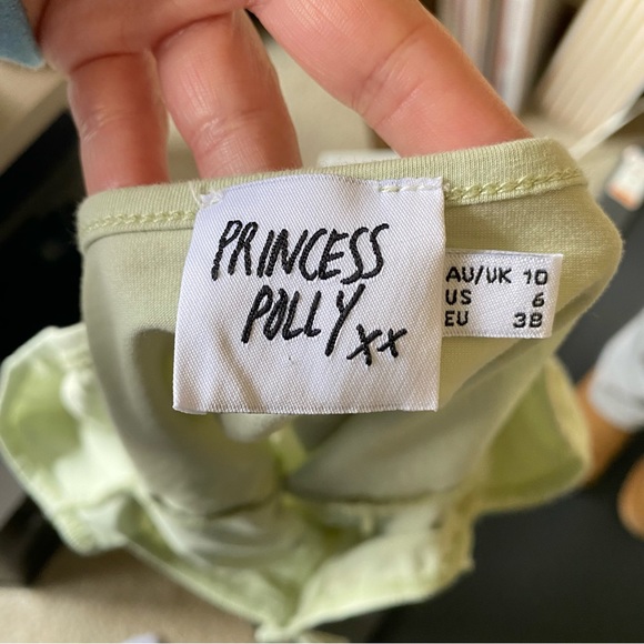 Princess Polly Green Kendall Crop Top - Picture 7 of 7